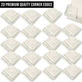 Baby Safety Corner Guards Furniture Edges (L Smiley Shaped 20 Pcs)